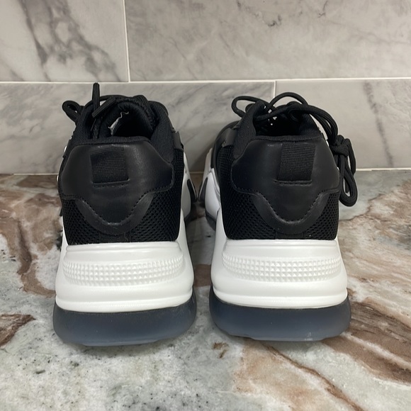 BNWT True Religion Womens RORY Black White Chunky Platform Sneakers Size 8.5 - Picture 7 of 11